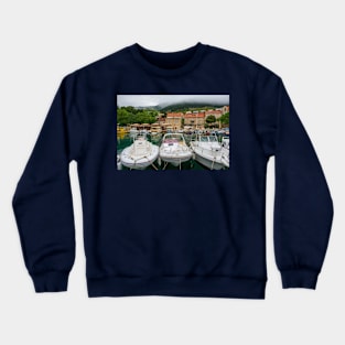 Bol Harbour, Brac Island, Croatia Crewneck Sweatshirt